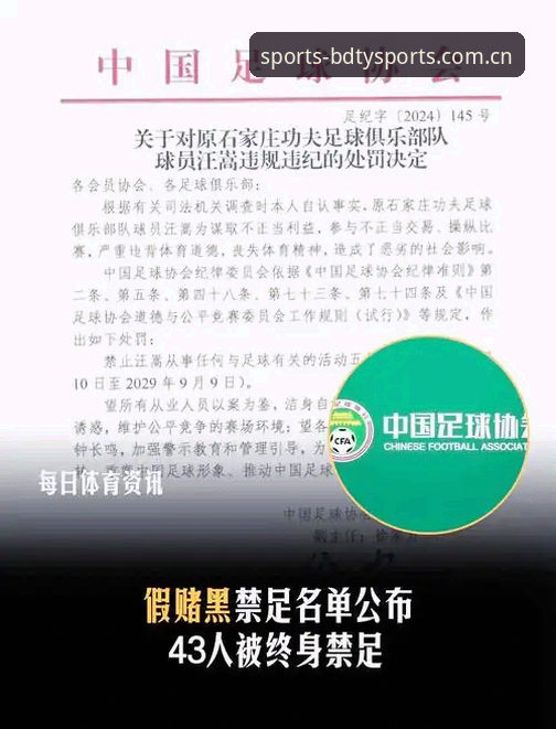 中国足协第三批禁足名单解读教程：BDTY体育功能攻略带你深度剖析行业整顿